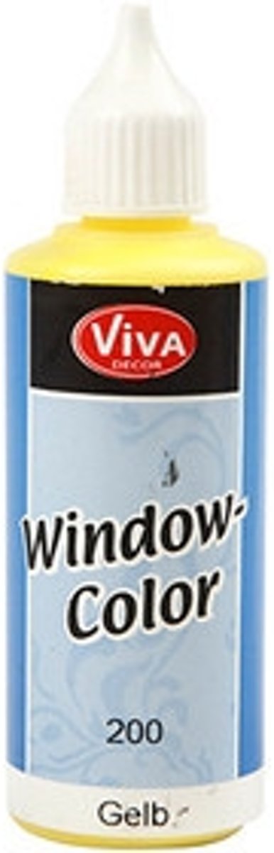 Window Color, geel, 80ml [HOB-30404]